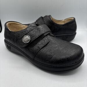 Alegria PG Lite Joleen Black Professional Leather Shoe EU 40 US 9.5 Paisley